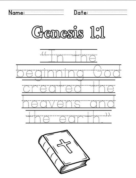 Bible Verse Tracing