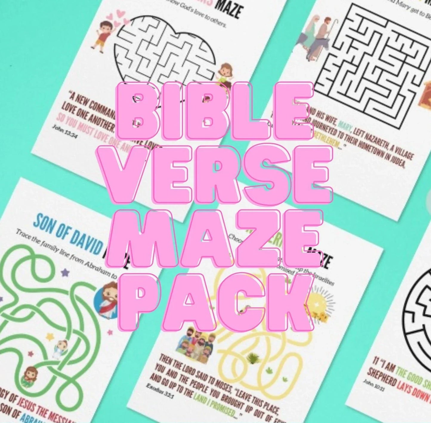Bible Verse Mazes